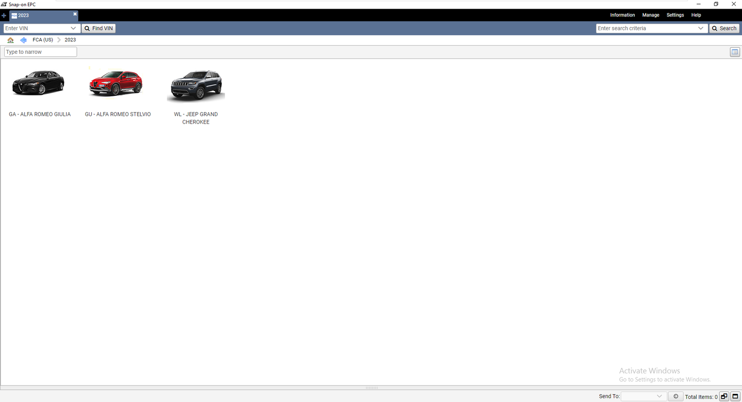 Chrysler International and Chrysler USA (Chrysler FCA EPC5 6/2025