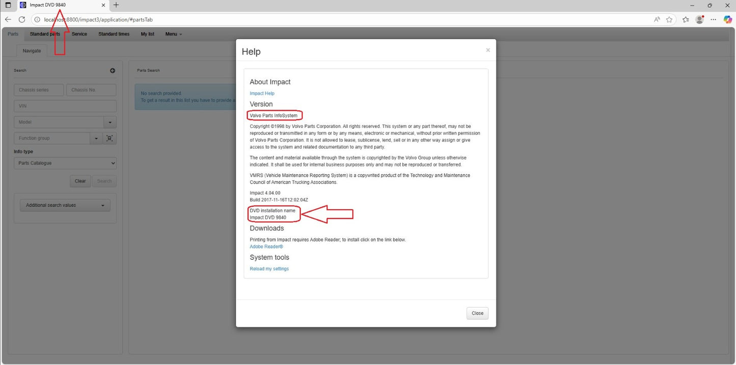 VOLVO IMPACT 5/2024 V. 9840 LAST VERSION!!!!!!!