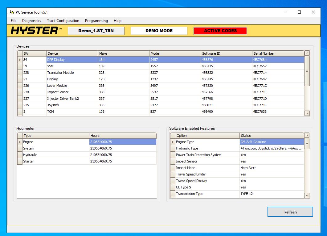 Hyster PC Service Tool v5.5 2025 Diagnostic Software