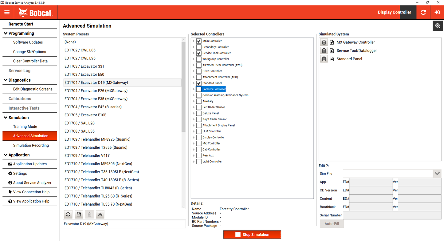 Bobcat Service Analyzer v5.44.3.24 4/2026  Diagnostic Tool