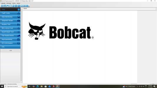 BOBCAT ENGINE ANALYZER DCU 03.19 (2025)