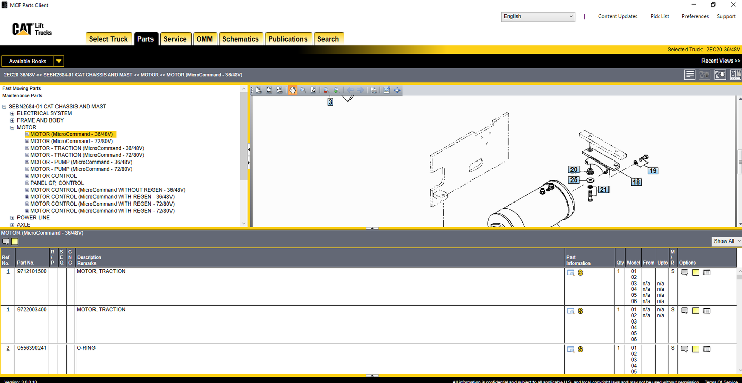 Caterpillar Lift Trucks MCFE EU 2025 Spare Parts Catalog & Workshop Manual