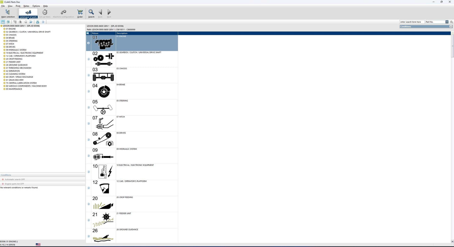 Claas Parts Doc EPC v929 05.2026 Spare Parts Catalog