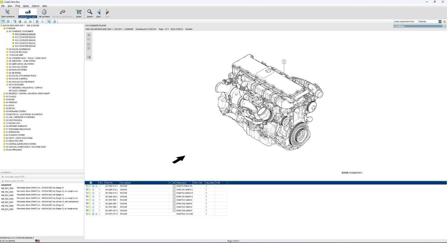Claas Parts Doc EPC v929 05.2026 Spare Parts Catalog