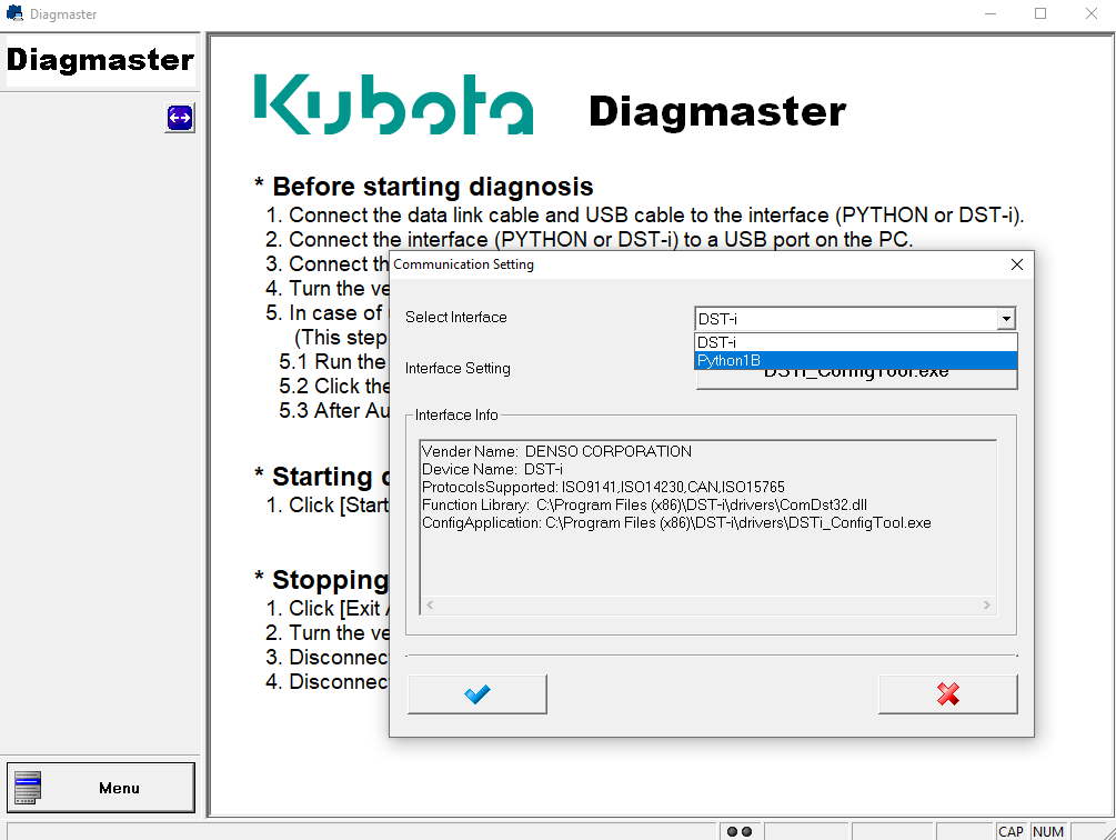 DIAGMASTER + DB MERLO,DIECI,BOBCAT, TAKEUCHI, KUBOTA, MANITOU, NONSELF, CARRIER, CNH