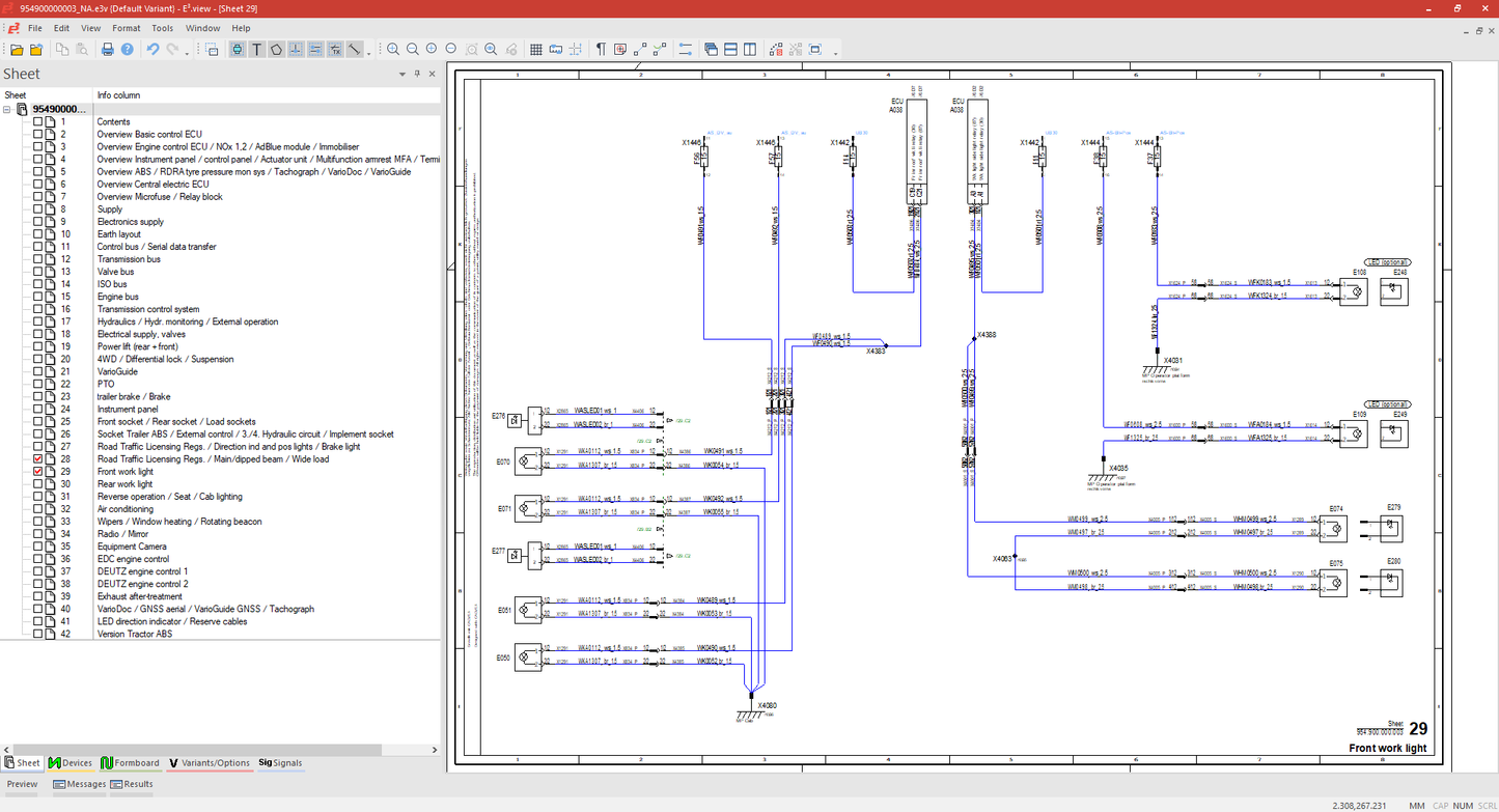 Fendt Fendias 2022 Electrical Wiring Diagram & Documentation