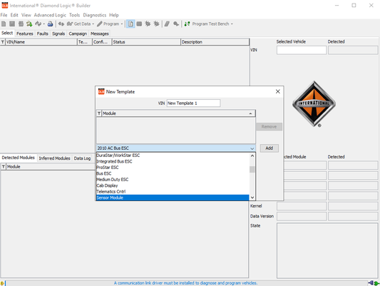 Navistar international  DLB 10.2025