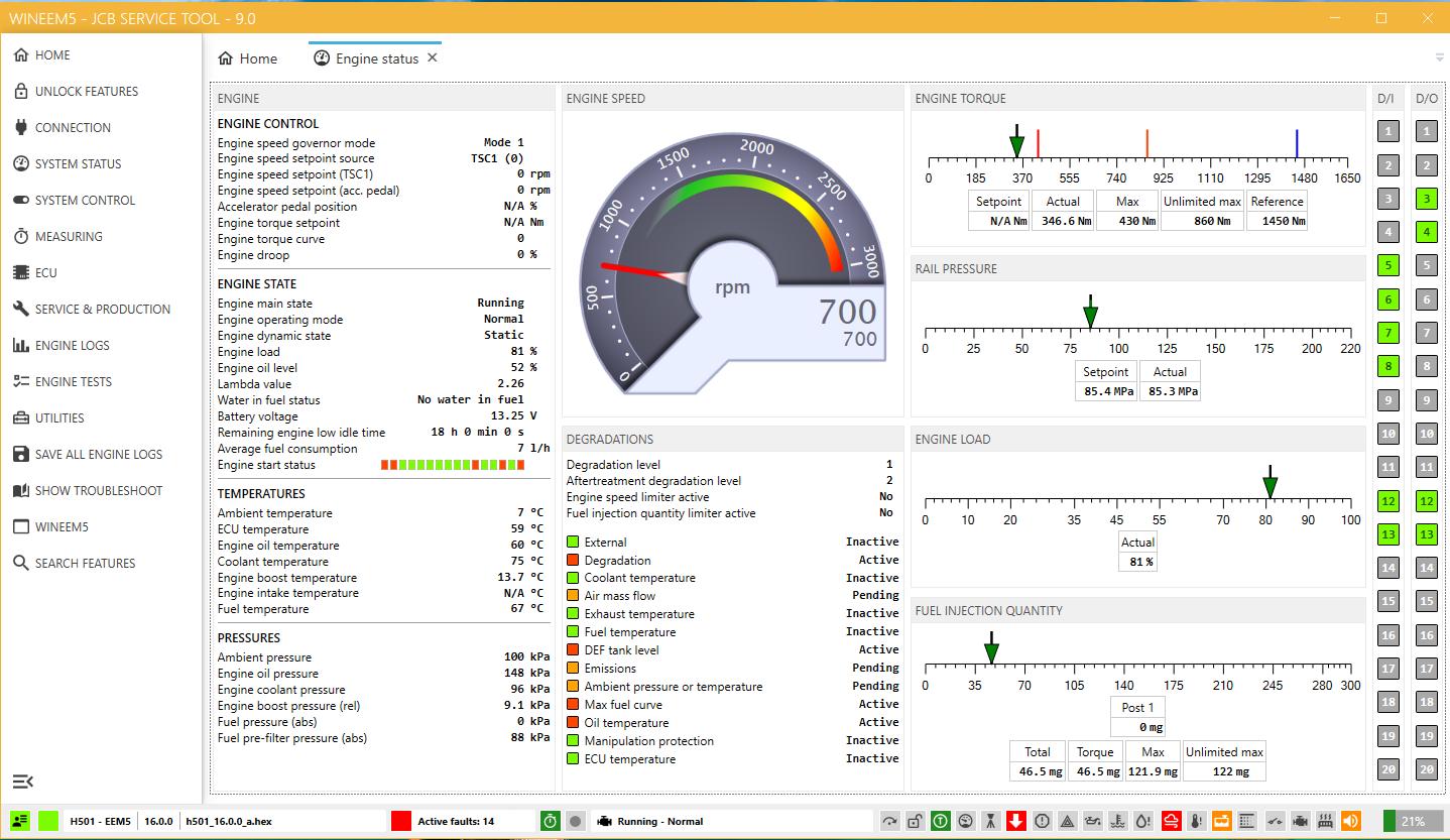 JCB WINEEM5 SERVICE TOOL 9.0 12/2025