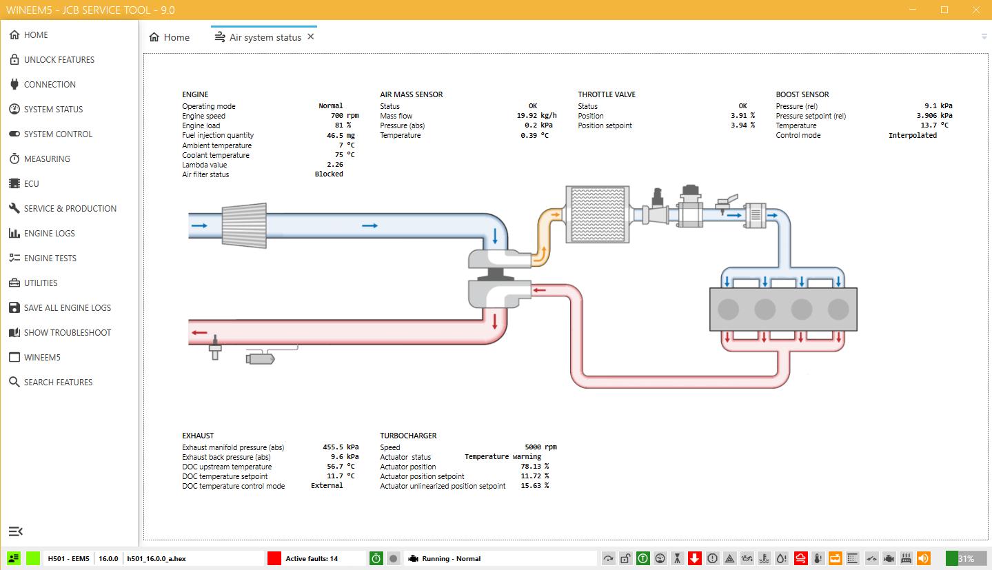 JCB WINEEM5 SERVICE TOOL 9.0 12/2025