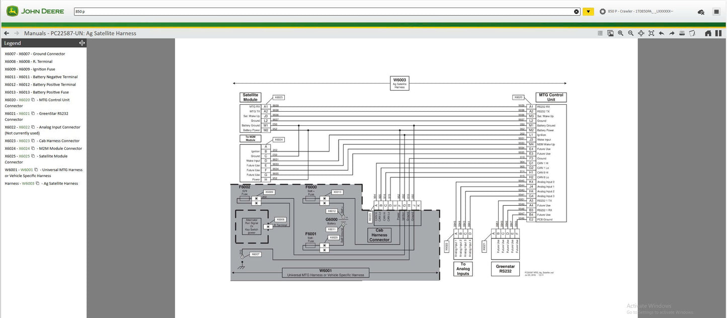 John Deere Service Advisor AG & CF 5.4.44 [06.2025] Technical manuals & Diagnostic Software [06/2025]