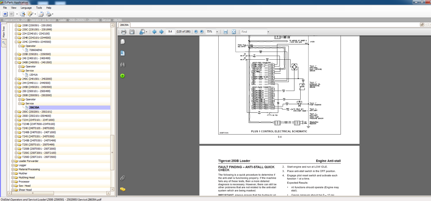 Tigercat EPC 06.2024 Spare Parts Catalog & Service Operator Manuals VMWARE