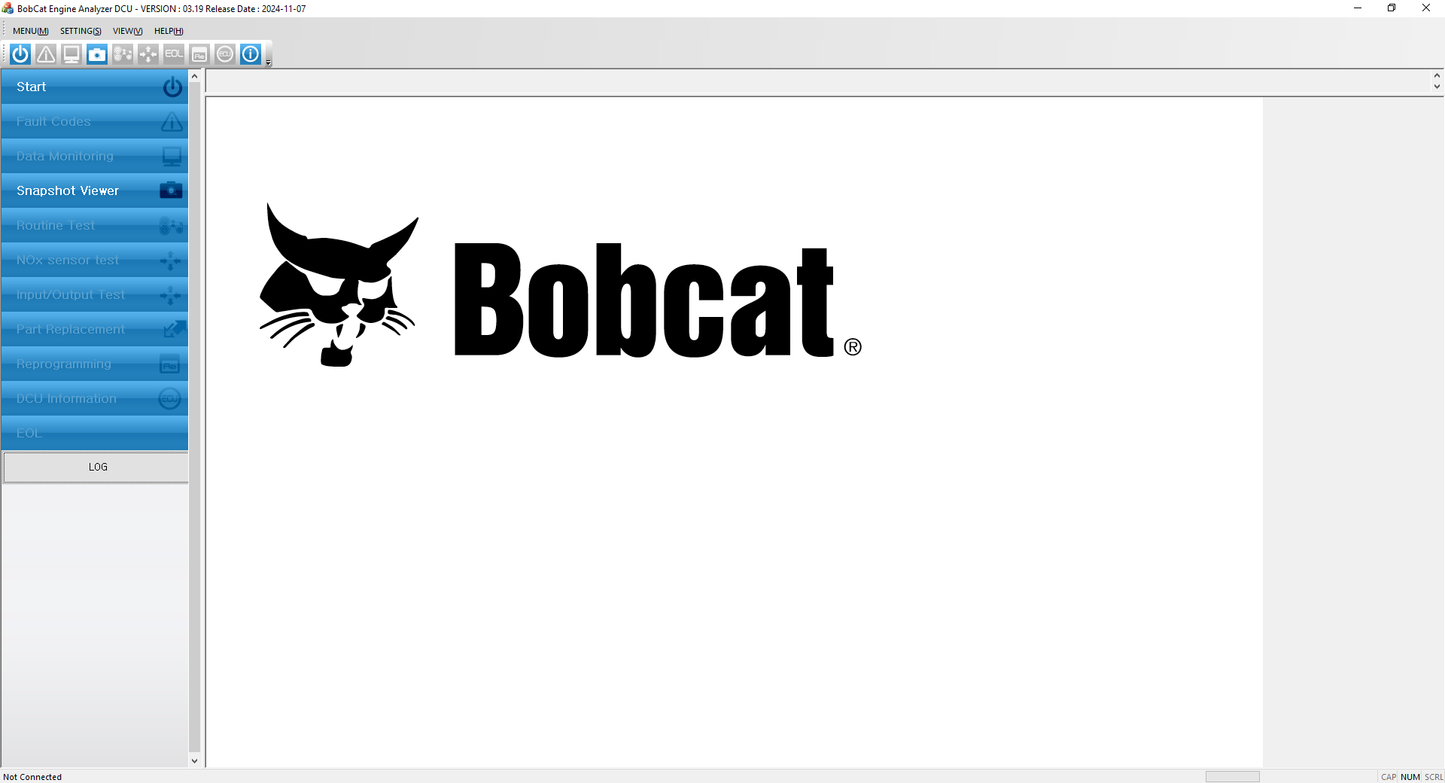 BOBCAT ENGINE ANALYZER DCU 03.19 (2025)