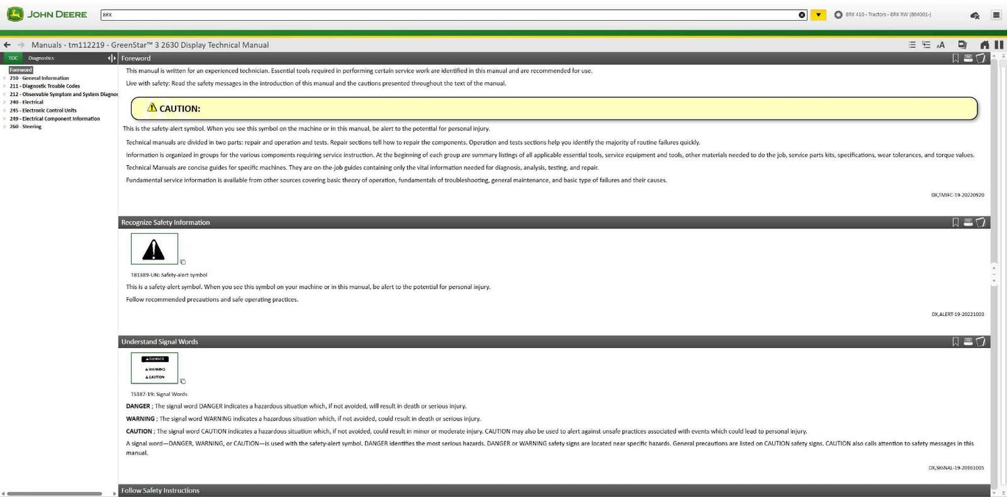 John Deere Service Advisor 5.4.84 3/2026 Offline AG+CF