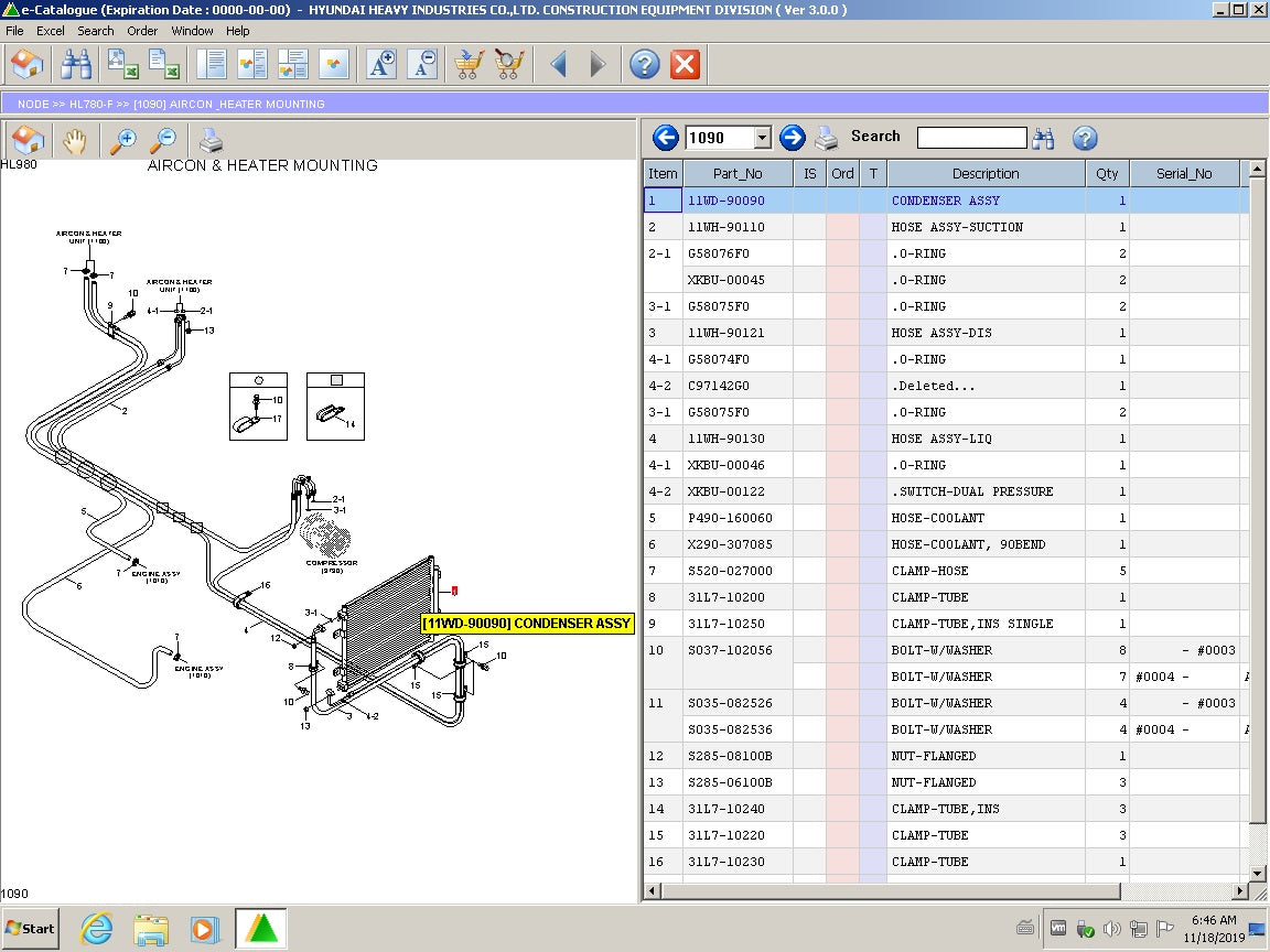 Hyundai E-Catalogue  Heavy Parts Catalog HCE+Serv. Manual+forklift serv. manaul