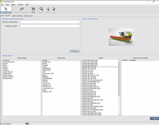 CLAAS WebTIC+ CLAAS PARTS DOC Offline in VMWare update 8/2024