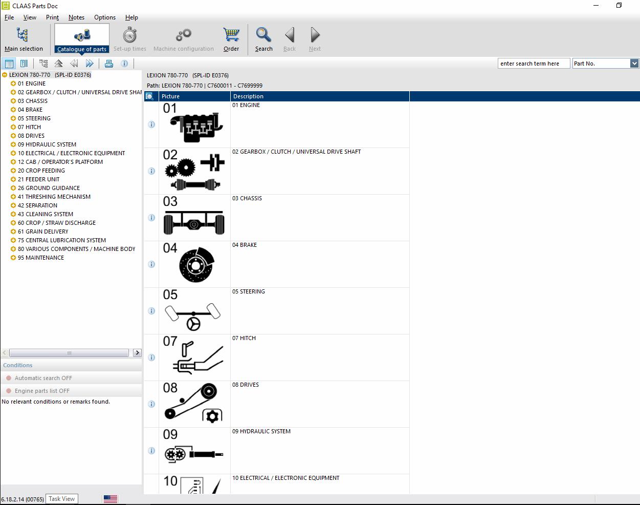 CLAAS WebTIC+ CLAAS PARTS DOC Offline in VMWare update 8/2024