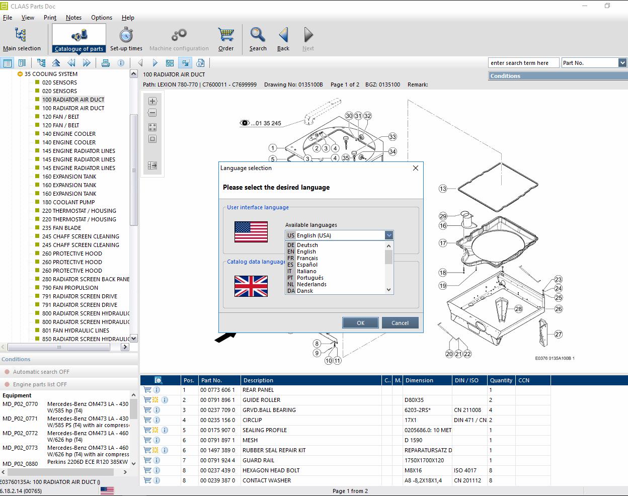 CLAAS WebTIC+ CLAAS PARTS DOC Offline in VMWare update 8/2024