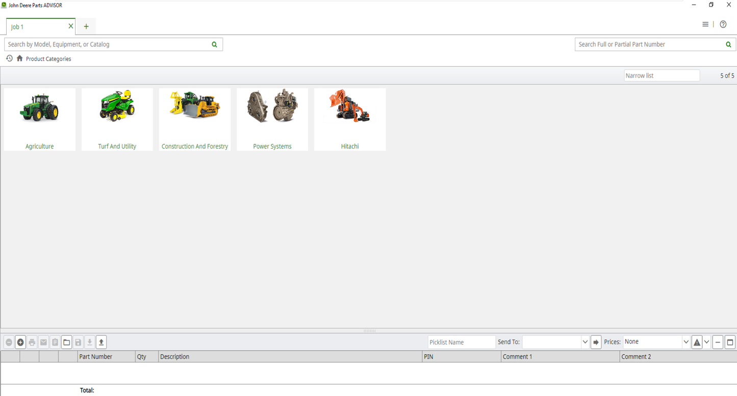 John Deere & Hitachi Parts ADVISOR 10.2024 Spare Parts Catalog Offline DVD