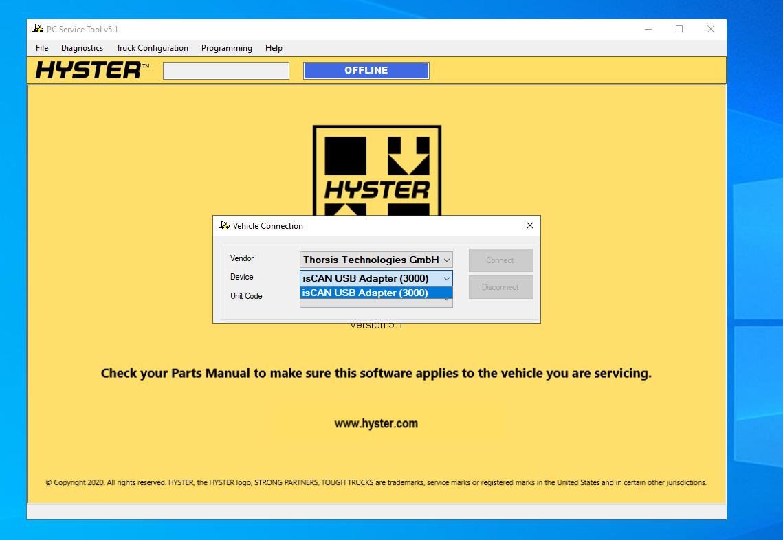 Hyster PC Service Tool v5.4 09.2024 Diagnostic Software