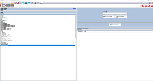 Isuzu Global Export G-IDSS 02.2023 Service System Diagnostic Software