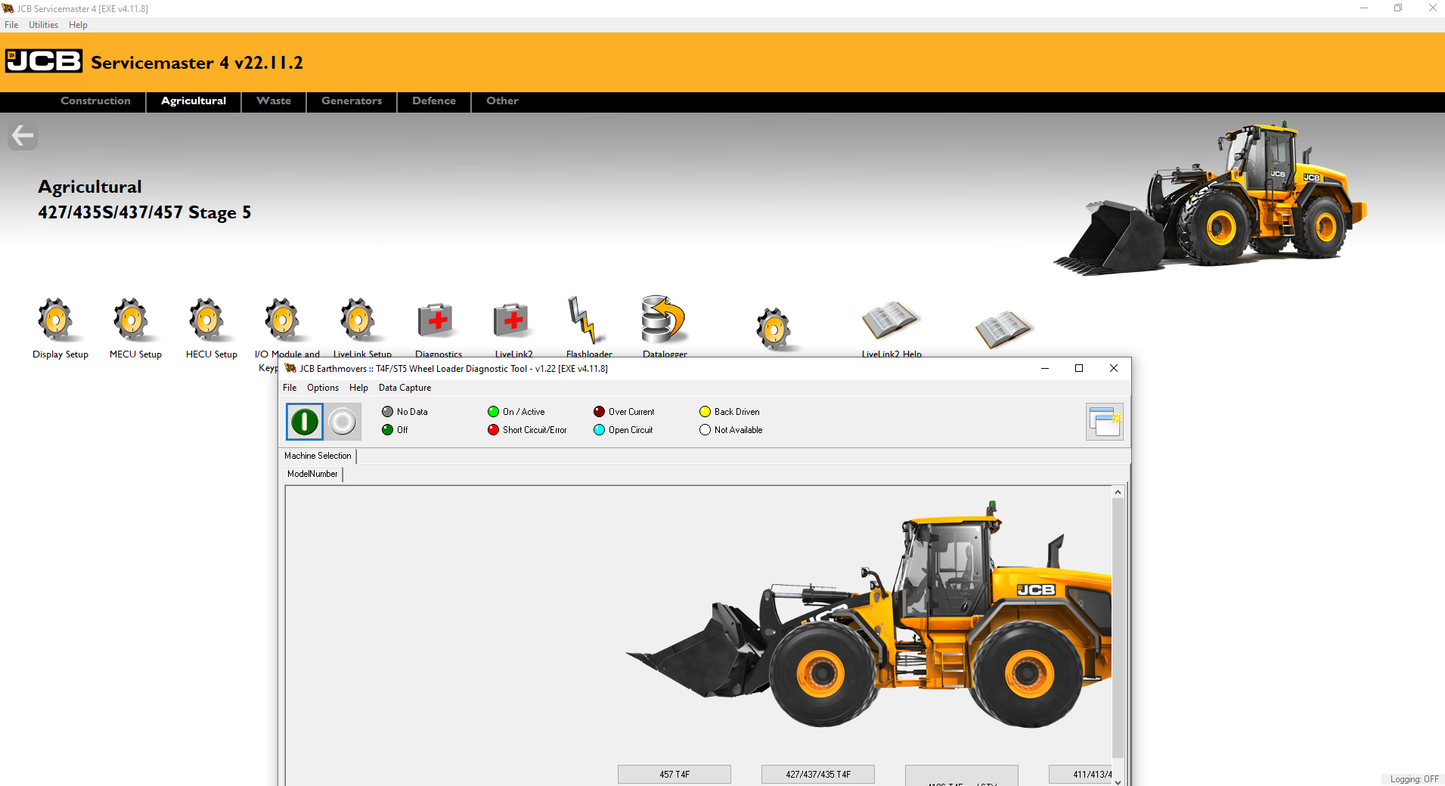 JCB ServiceMaster 4 v23.2.7+flash files  (5/2023)