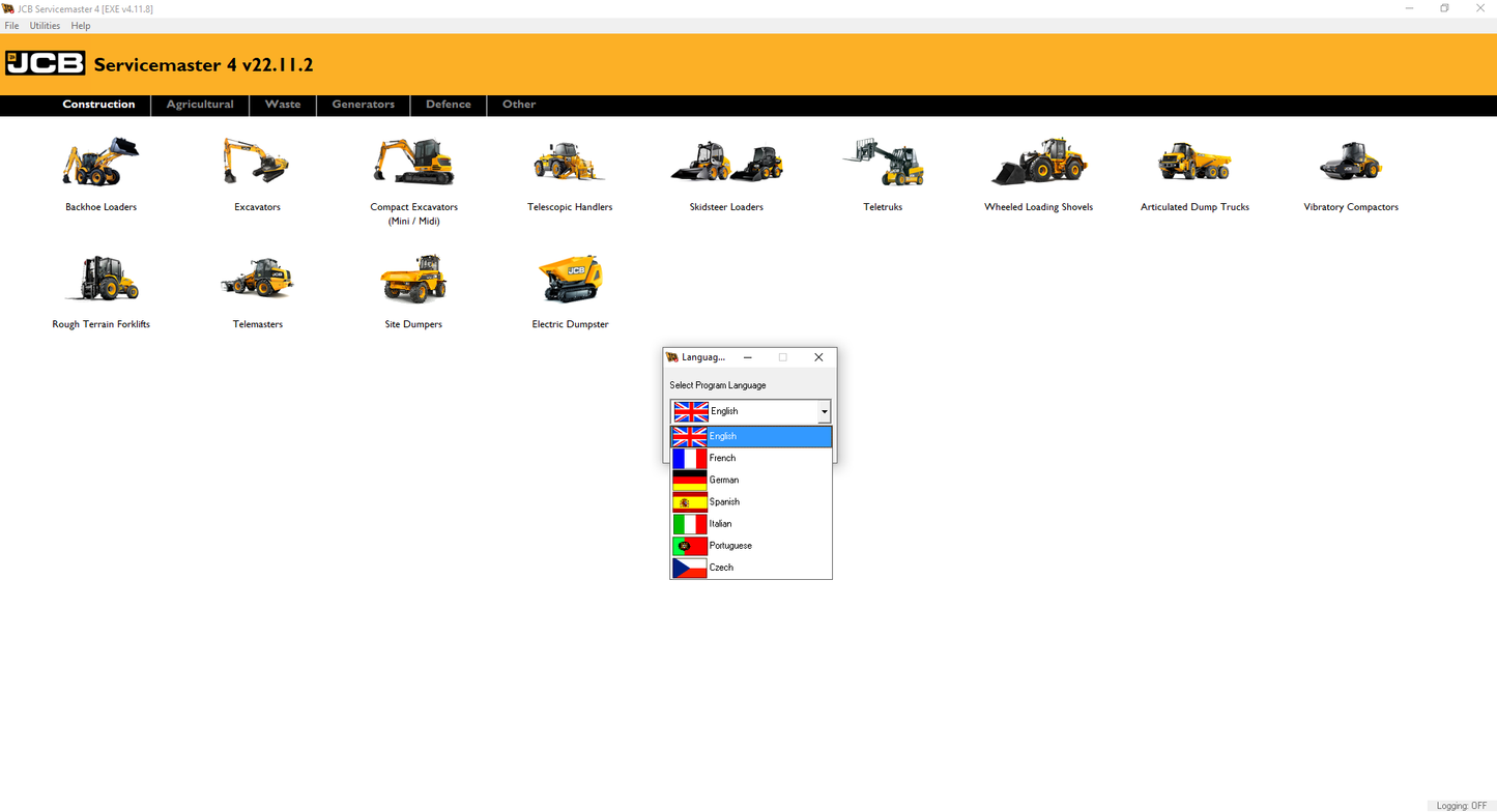 JCB ServiceMaster 4 v23.2.7+flash files  (5/2023)