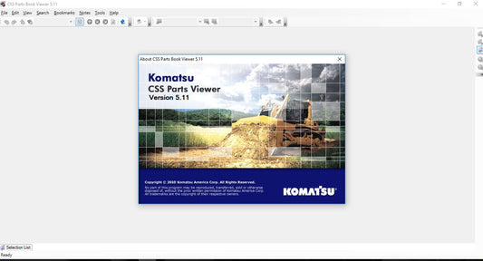 Komatsu Linkone CSS EPC 02.2022 JAPAN + EUR + USA Spare Parts Catalog DVD