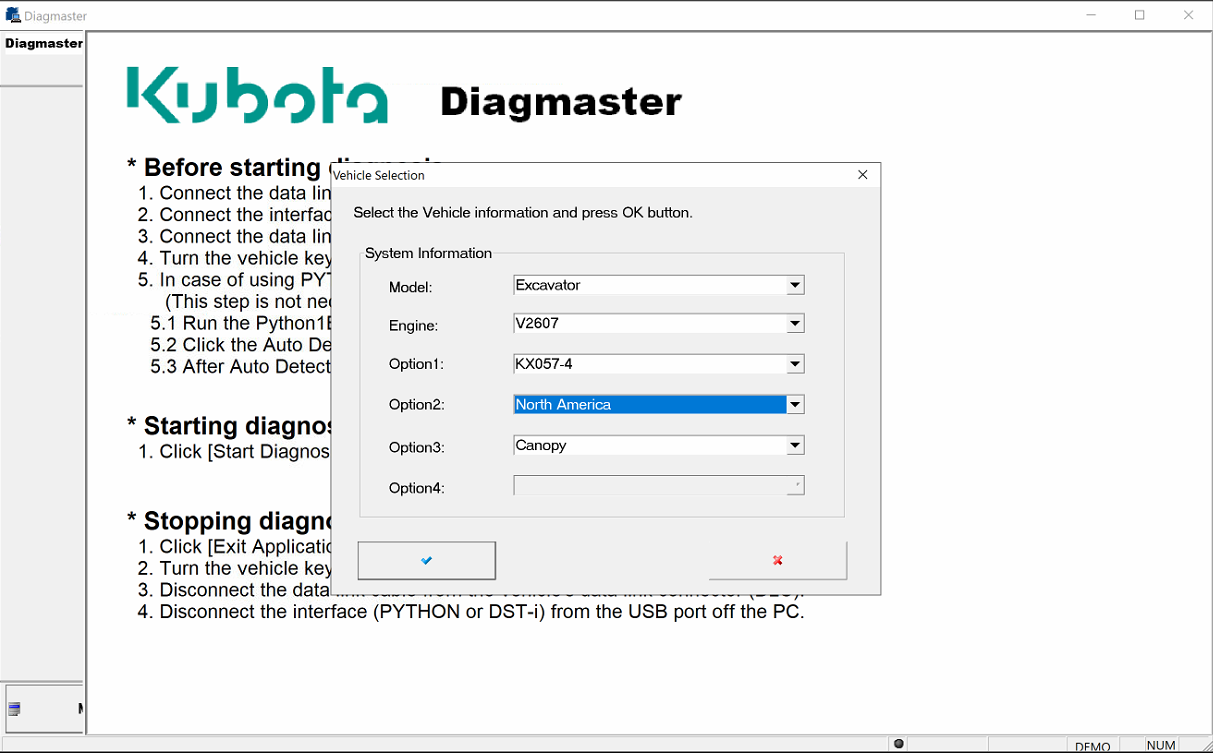 KUBOTA DIAGMASTER 4.2.4