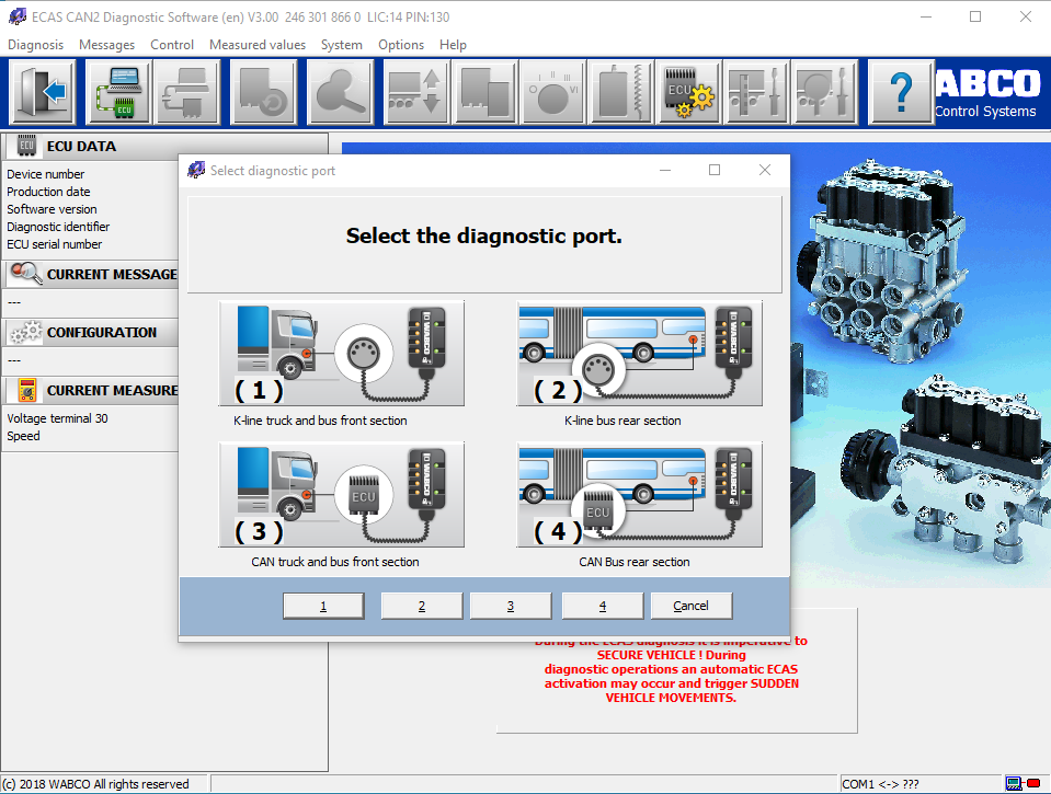 Wabco ToolBox 14.2 + ECAS CAN2 Diagnostics Software 10/2024