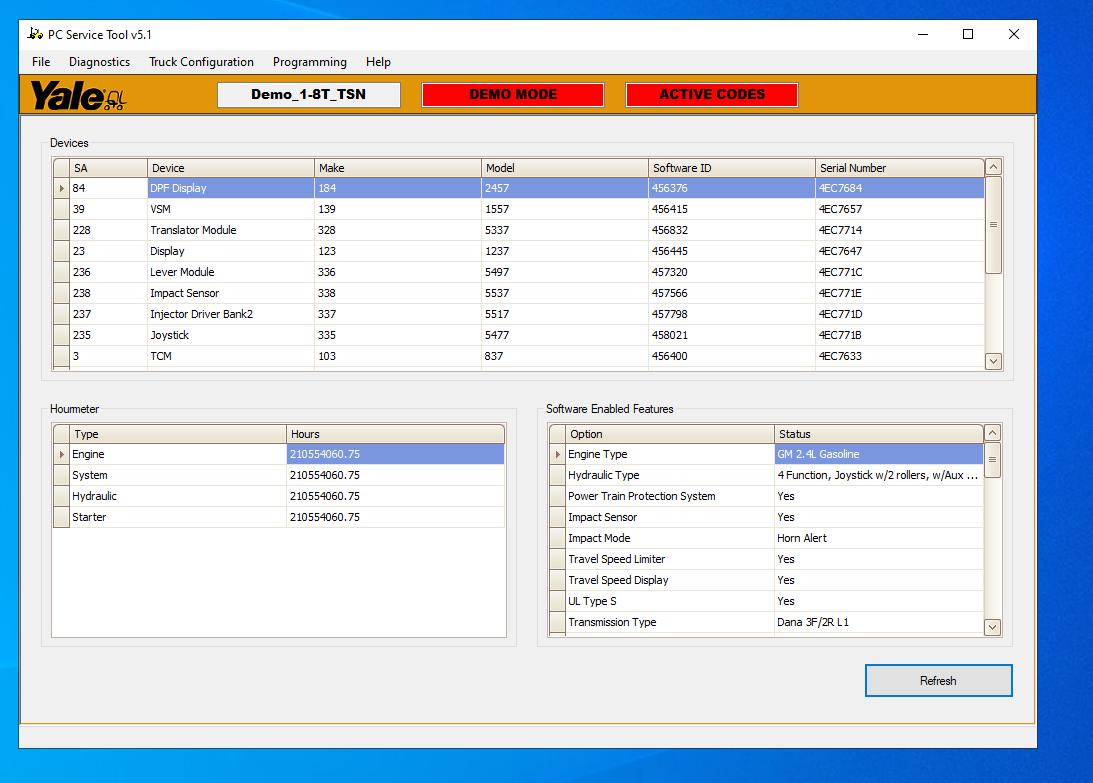 Yale PC Service Tool v5.3 04.2024 Diagnostic Software