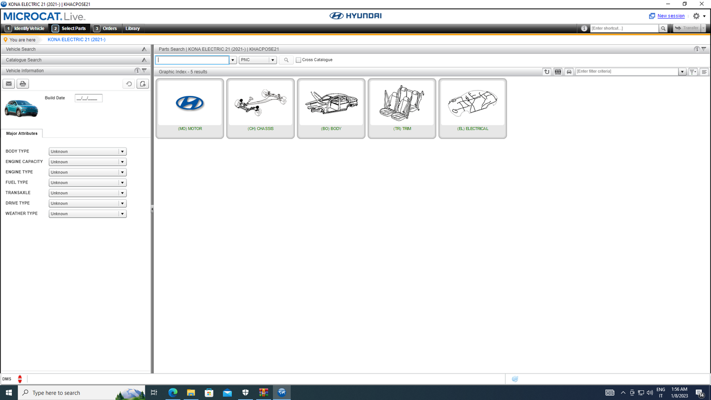 Hyundai Microcat V6 10/2024 Parts Catalog