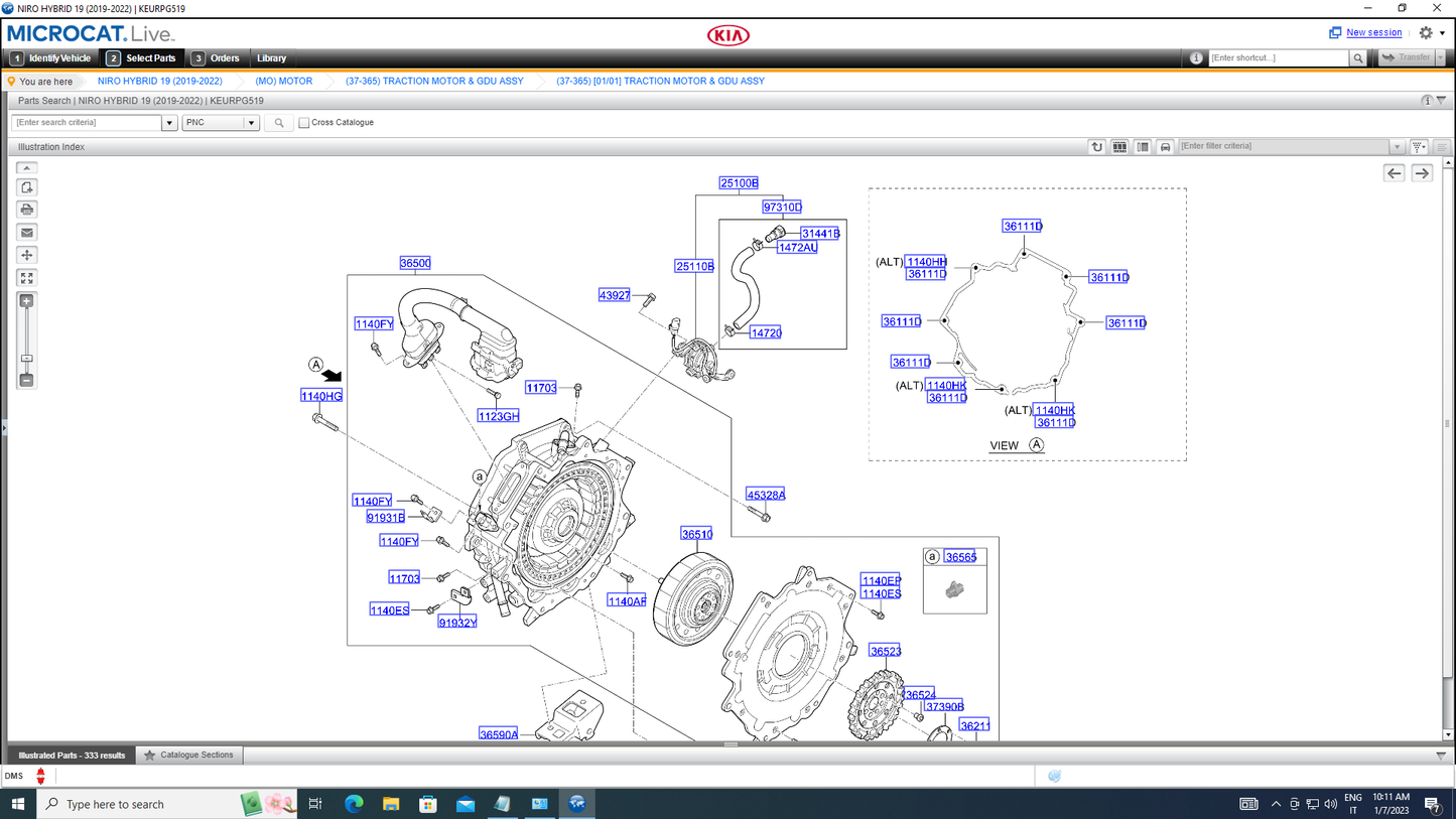 KIA Microcat V6 Spare Parts Catalog 10/2024